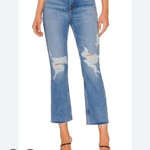 Good American Blue Distressed Jeans